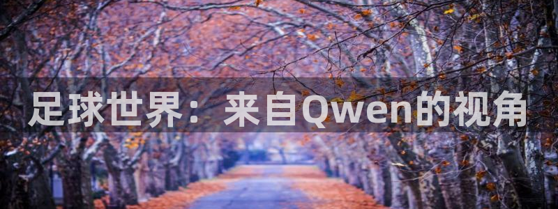 足球世界：来自Qwen的视角